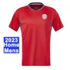 2023 Costa Rica J.CAMPBELL Mens Soccer Jerseys National Team A.CONTRERAS G.TORRES BORGES C Home Away Football Shirts Uniforme de Manga Curta