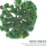Dekoracyjne kwiaty drzewa drzewa miniaturowe mini -sceneria architektura krajobrazu sztuczna pociąg do majsterkowania symulacja mikro kolej