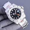 Mens Watches Automatic Mechanical Watch Black Ceramic Case 42mm Fine Steel Rubber Strap Optional Life Waterproof Design Folding Watch Buckle Leisure Wristwatch