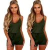 Kvinnors jumpsuits rompers sexiga ummer kvinnliga damer klubbkläder v-ringning playsauit bodycon party jumpsuitromper byxor