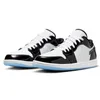 with box jumpman 1 low basketball shoes men 1s sneakers Reverse Mocha Black Phantom Bred Toe Shadow Wolf Grey Concord Panda UNC mens womens outdoor sports trainers