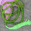 Chains Fashion Jewelry 6mm Tibetan Buddhism 108 Emerald Gem Stone Prayer Bead Mala Necklace