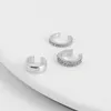 Backs Earrings KINFOLK Delicate Zircon Cute Clip Female Buckle Ear Cuff No Piercings Fake Cartilage For Women Fashion Jewelry 2023