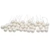 Ghirlande di fiori decorativi fatti a mano Fiore artificiale Stame Natale Fiore bianco Ciliegio Bacche Bouquet Matrimonio fai da te Ghirlanda di Natale Decorazione regalo artigianale T230217