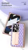 Plating Hard Cases For Oppo Find N2 Case Pen Slots Leather Stand Hinge Protective Film Screen Cover
