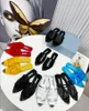 Platta sandaler Kvinnliga lyxdesigner Sandaler Designer Luxury Girl Slide Sandaler Casual Flip-Flops Storlek 35-41