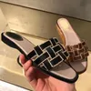 Zapatillas Zapatos de mujer Cabeza cuadrada Diamante de imitación Cinturón trenzado Cristal Moda Sandalias planas Chanclas Diamante