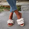 Slippers 2023 Vintage Bohemian Sandals for Women Summer Beach Flat Shoes Flash