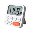 Kitchen Timers Desktop Adjustable Portable Alarm Clock Tool Counts Down Up Digital Timer Home Magnetic LCD Display For Kids ABS 230217