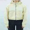 Kurze Jacke Designer Frauen Herbst und Winter Neue Scuba Frau Yoga Sport Freizeit Full Zip Jacken Plüsch Hoodie Gelb Techdh8v Mgvd