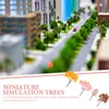 Decorative Flowers Tree Trees Miniature Model Mini Scenery Landscape Architecture Artificial Train Diy Scale Simulation Micro Railroad