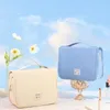 Cosmetic Bags Solid Color Large-capacity Wash Storage Durable Waterproof Bag Multi-function Zipper Travel Can Hold Small Objects