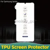 Protetor de cobertura completa do HD Clear Protetor de TPU Soft TPU Protetor de tela Flexível AG TPU para Samsung Galaxy S22 Ultra S20 Plus S10 S9 S8 Nota 20/10 S10E