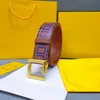 Ceintures pour femmes designer pour hommes ceinture Cintura Ceinture Boîte en cuir authentique 3,8 cm boucle de mode 68JP3