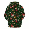 Men's Hoodies Direct Deal 2023 Autumn And Winter Christmas Hoodie 3D Digital Printing