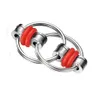 Creative Décompression Chaîne Vélo Fidget Chaîne Anti-stress Porte-clés Main Spinner Doigt Fidgets Pour Autisme Anxiété Antistress 2287