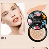 BB CC Creams Hankey Small Mushroom Air Cushion Cream Foundation Container Natural Nude Makeup Light and Treadable Commetic DHPG1