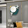 Wall Clocks Large Living Desk Nordic Design Xenomorph Metal Modern Horloges Murales Ornaments HY50WC