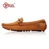 Vestido yrzl tamanho grande 48 condução macia mocassins planos de alta qualidade sapatos de couro genuíno slip-on suede mocassins para homens 230217