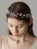 Headpieces Wedding Headband Silver Rhinestones Snowflake Crystal Vintage Bridal Hair Clips Accessories For Brides And Bridesmaids