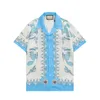3 Men Designer Shirts Summer Shoort Sleeve Casual Shirts Fashion Loose Polos Beach Style Breathable Tshirts Tees Clothing #100