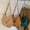 Worki wieczorowe damskie mroźne torba na skórzane ramię dla kobiet 2023 Zimowe trendy projektanty luksusowe torebki i torebki