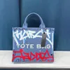 Torebki wieczorowe Marc The Tote Bag Designer Tłoczone Tłoczenie Torby na ramię Kobiety skórzane All-Mecz Shopper Torebki na ramię Wysokiej jakości