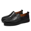 Kleid Schuhe Echtes Leder Männer Schuhe Luxus Marke Casual Slip auf Formale Loafers Mokassins Italienische Schwarz Männlich Fahren JKPUDUN 230220