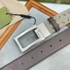 Cinturón para hombre Cinturones para mujer Diseñador cintura ceinture Caja de cuero genuino 3.5cm Hebilla de moda JDSP3