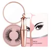 Geen lijm magnetische wimpers langdurige herbruikbare extensie wimper comfortabel eyeliner vijf -delige make -up make -up mink