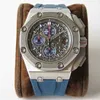 High Quality Fashion Iced Out WatchesMens Wrist Luxury Round Cut Lab Gr DDGU CIKW