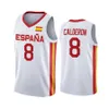 100 -årsjubileum Spanien National Team Espana 14 bär Euro Basket Basketball Jersey Willy Hernangomez Jersey Lorenzo Brown 16 7 Jaime Fernandez College 2023