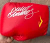 Larry Holmes Benavidez Meraviglioso Marvin Hagler Materiali firmati Autografo firmato Guantoni da boxe autografati