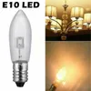 10-stcs E10 LED-vervangende lamp lamp kaarslicht lampen voor kettingen 10 V-55 V AC badkamer Home Decoratie F4K0