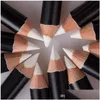 Eyeliner Menow Marke Makeup Seidiges Holz Kosmetik Weißer Bleistift Seidenraupen-Highlight-Stift 12 Teile/satz Wasserdichter Eyeliner P112 Drop Delive Dhoqy