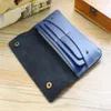 New women&mens long style Genuine cow leather designer wallets restoring ancient thin mobile phone clasp card bags popular clutch 197r