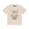 1 メンズデザイン Tシャツ春夏カラー袖 Tシャツ休暇半袖カジュアルレタープリントトップスサイズ範囲 #22