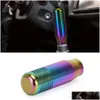 Shift Knob New Racing Gear Knobs For Honda Acura M10X1.5 Black Neo Chrome Titanium Pqy05 Drop Delivery Mobiles Motorcycles Parts Tra Dhcbq