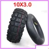 Motorcycle Wheels Tires 10X3.0 Tire With Inner And Outer Tube High Quality 10 Inch Offroad 10X3 Tyre For Zero 10X 1 Electric Scoot Dhh7N