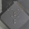 MOVE ketting voor vrouw ontwerper diamant luxe Sterling Zilver officiële reproducties klassieke stijl Nooit vervagen cadeau voor vriendin 021