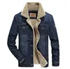 Hommes Vestes Hommes Veste Casual Denim Manteaux Hommes Col Montant Mince Mâle Bomber Classique Fourrure Parkas Asie Taille M-6XL