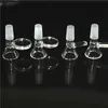Wasserpfeifen Dicke runde Glasschale Kräuter-Trockenölbrenner Wasserpfeifen mit Griff 3 Typen 14 mm 18 mm männlich zum Rauchen von Dabber-Werkzeugen Glas-Aschefänger