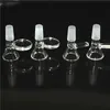 narguilés Bol en verre rond épais brûleur à huile sèche aux herbes narguilés avec poignée 3 types 14mm 18mm mâle pour fumer des outils de dabber capteur de cendres en verre