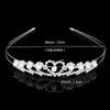 Tiaras Fashion Popular Crystal Crown hoofdtooi kinderen prinses kroon hoofdband bruiloft bloemenmeisje haar accessoires Z0220