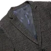 Männer Anzüge 2023 Frühling Britischen Stil Slim Fit Blazer Klassische Business Jacke Blazer Männer Casual Männlichen Wolle Anzug Männer der Streifen