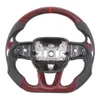 Accessoires de voiture volants en Fiber de carbone véritable pour volant Dodge Charger Challenger