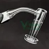 20mm OD Vortex Terp Slurper Quartz Banger Full Weld Beveled Edge 10mm 14mm Male 45 90 Degree Dab Nails Yareone Partihandel