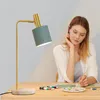 Lampy stołowe Nordic Nowoczesne proste marmurowe lampę sypialnia biurko łóżko Kreatywny ochrona oczu czytanie wiatr