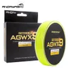 Linha de tranças Angryfish 9 fios 300m327yd super pe pica de pesca linha de força forte linha de linha de lixo resistente 230220