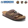 Luxury Slippers Designer Birkinstocks Sandals Boken Gizeh Men's and Women's Cork Shoes Summer Shoes Boken Hollow Breathable Beach Shoes Slipper Trend